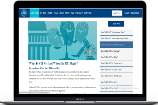 Appliquer RTI en ligne