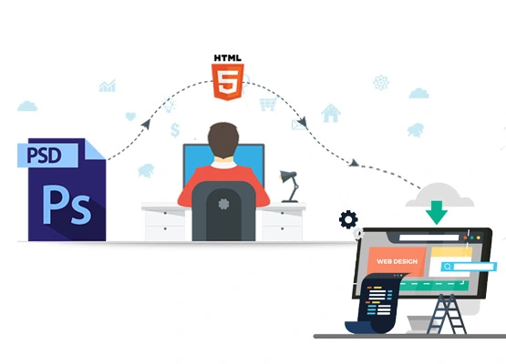 PSD 服务公司的 HTML