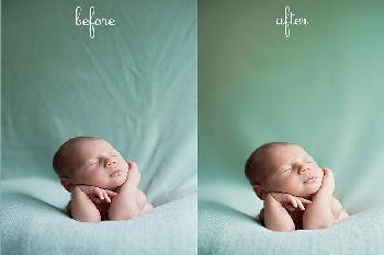 Unternehmen für die Retusche von Babyfotos